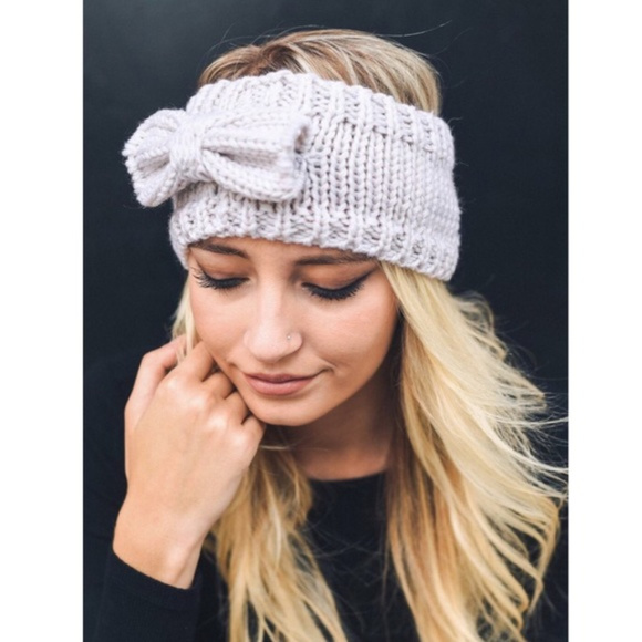 Blancheaux Boutique Accessories - White Knit Headband